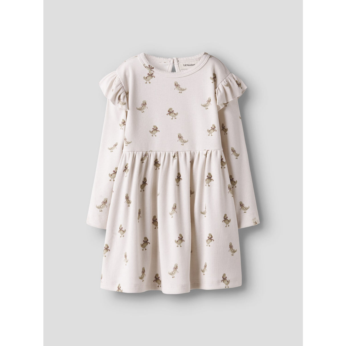 Lil'Atelier Almost Mauve Goose Nmflavo Esk Ls Dress Lil
