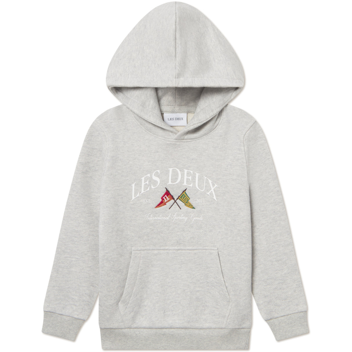 Les Deux Kids Snow Melange Ivy League Hoodie Kids