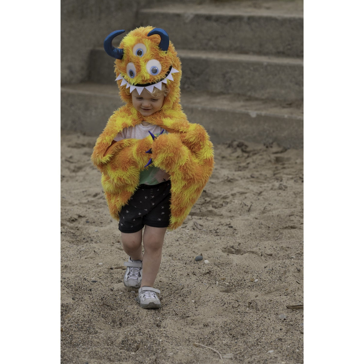 Great Pretenders Giggle The Monster Cape, Orange/Yellow