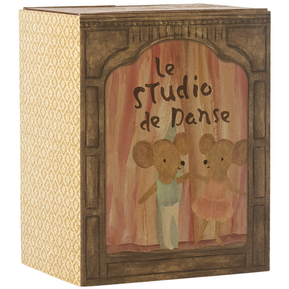 Maileg Ballet Mus I Dansestudie, Lillesøster And Lillebror