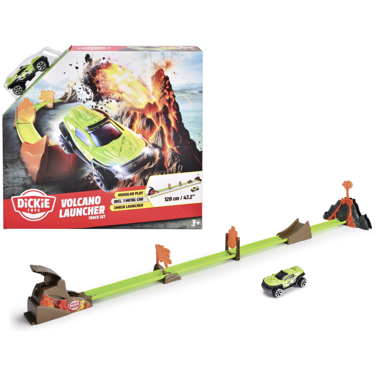 Dickie Toys Volcano Launcher Track Set