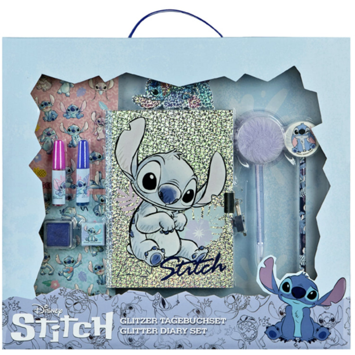 Undercover Disney Stitch Glimmer Dagbogssæt