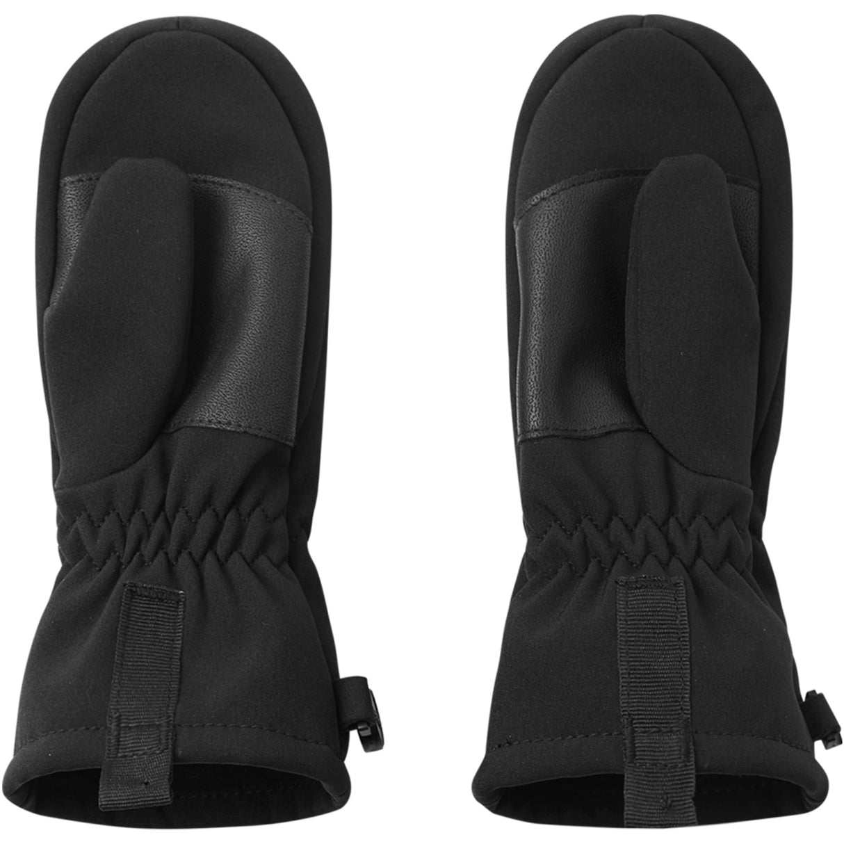Reima Black Osaten Black Softhell Mittens