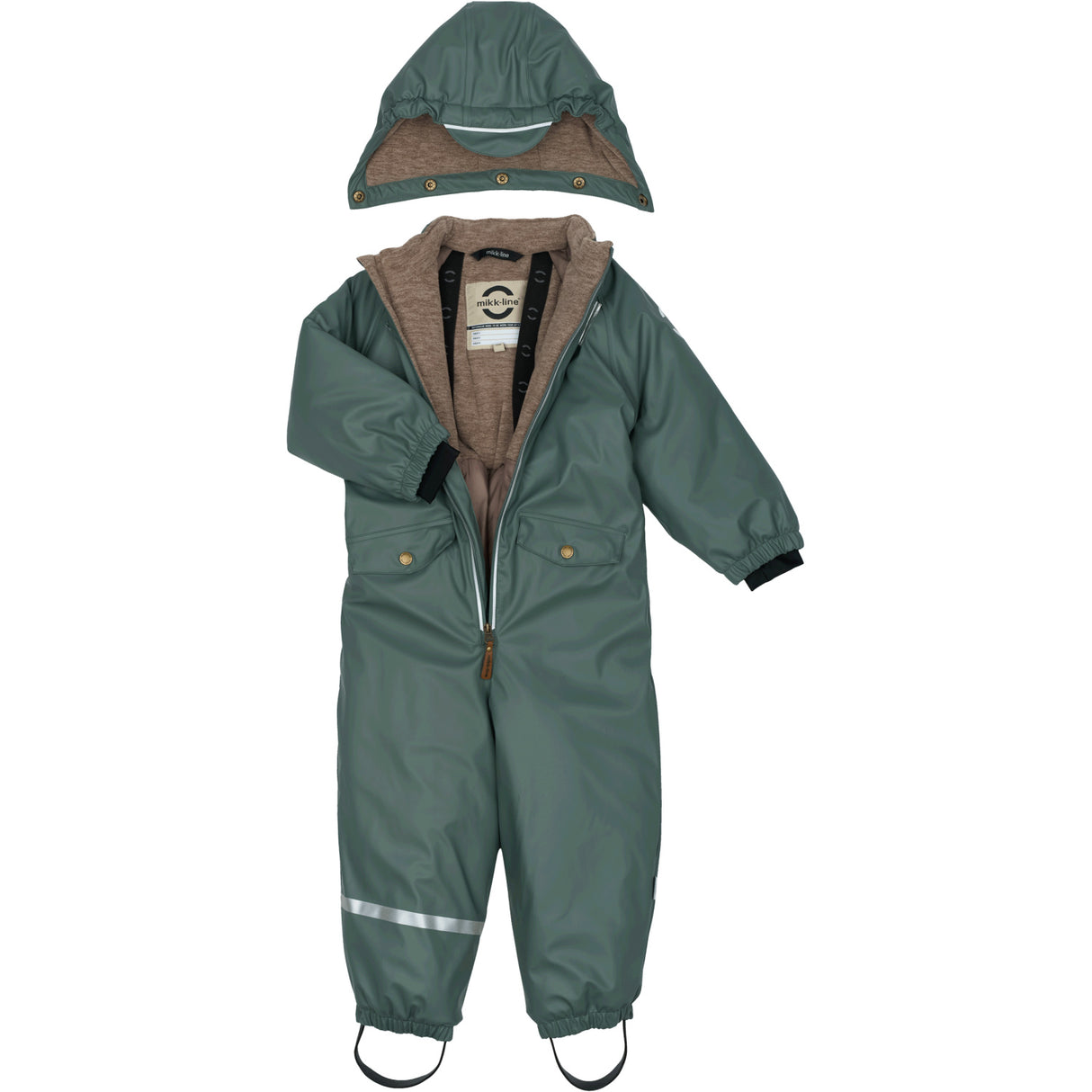 Mikk-Line Balsam Green PU Snow Suit