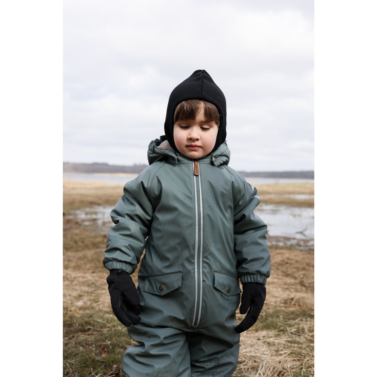 Mikk-Line Balsam Green PU Snow Suit