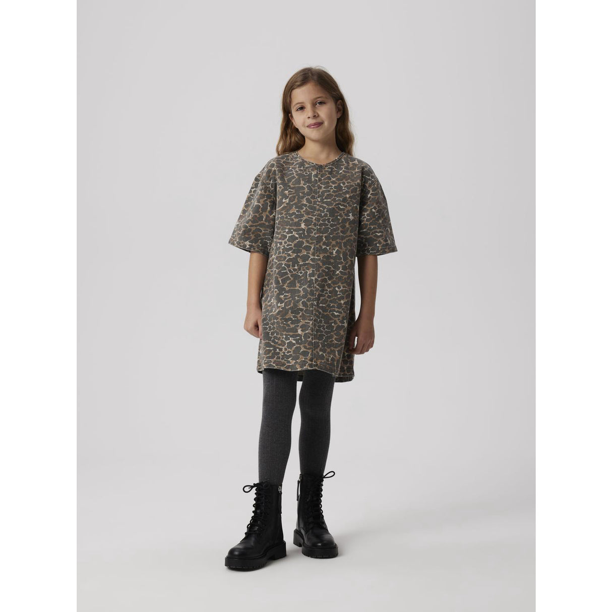 Name It Affogat Leo Washed Down Nkfleo Twill Dress 4002-Td T