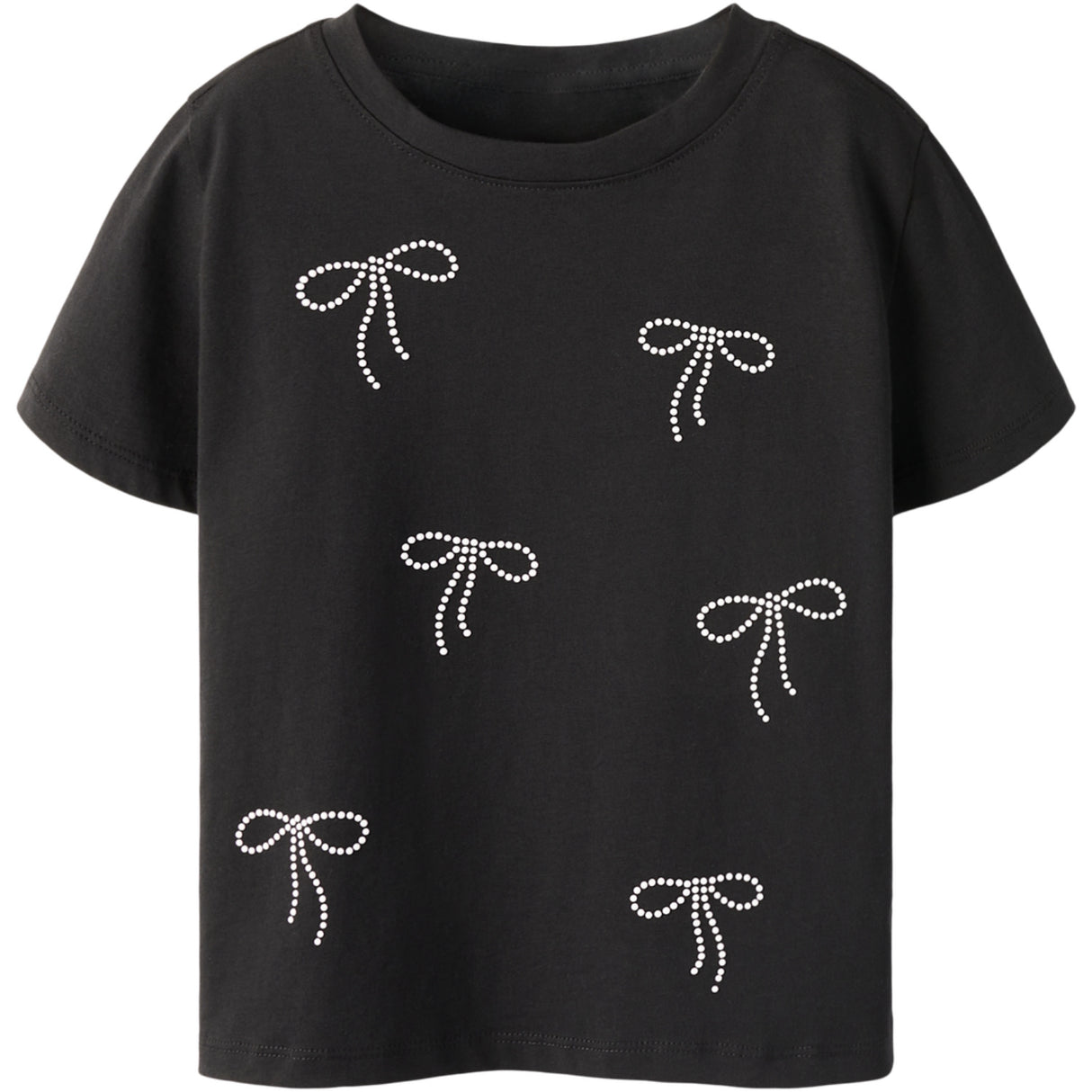 Name It Black Nkfluelle Ss Nreg Top