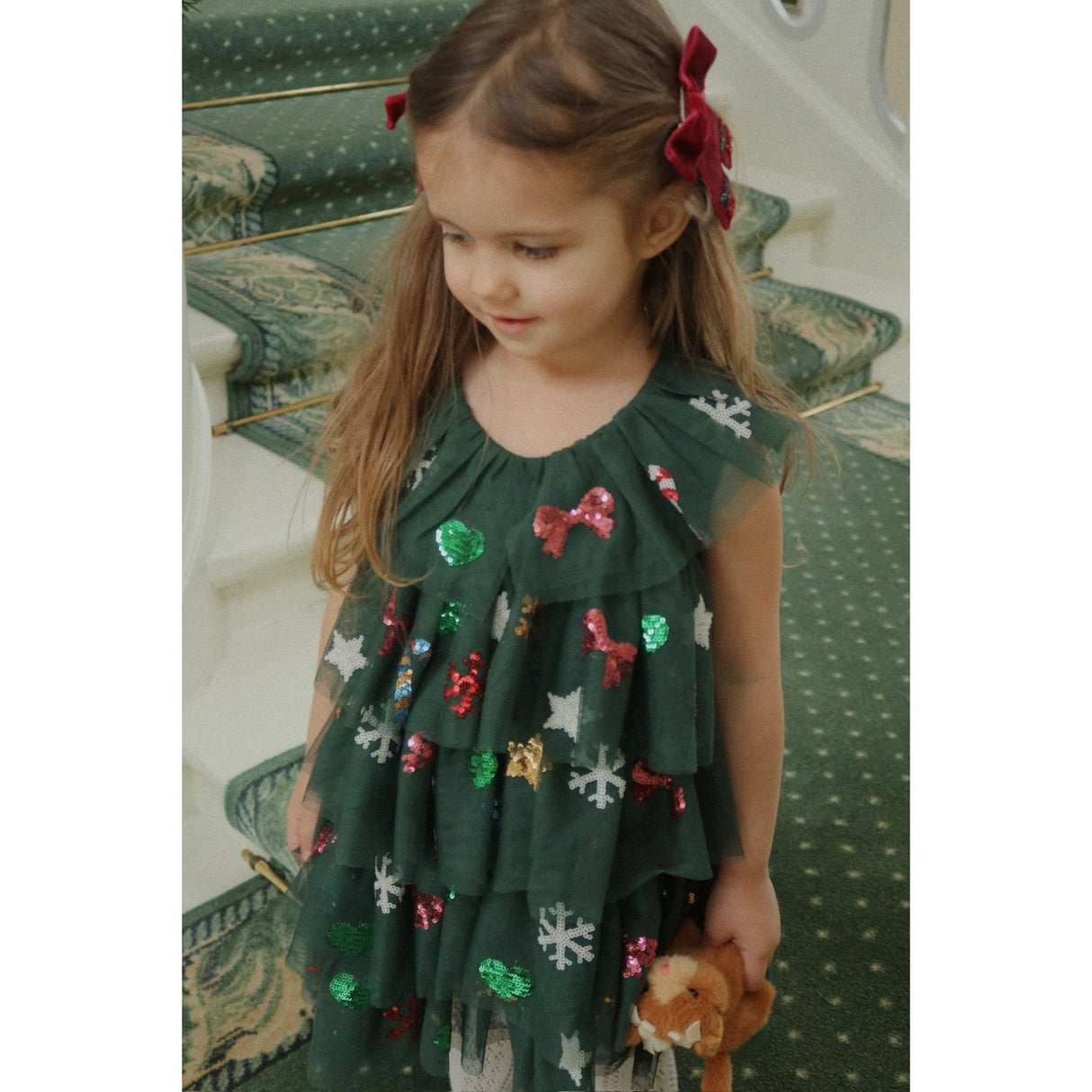 Konges Sløjd Hunter Green Yvonne Christmas Dress
