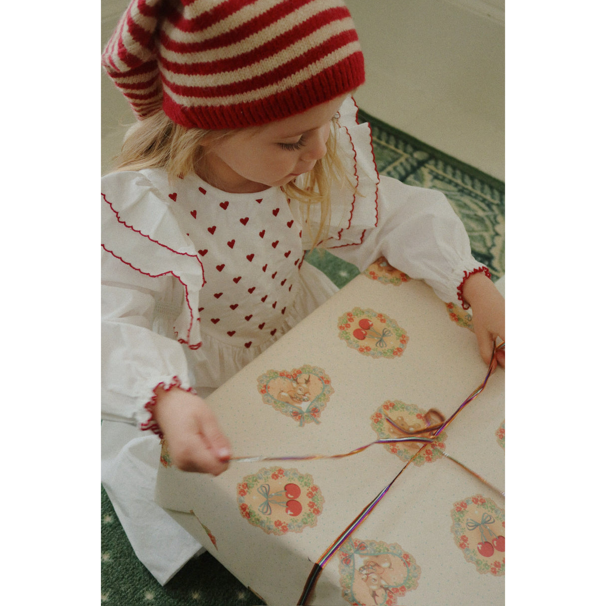 Konges Sløjd Deer Diary Wrapping Paper Fsc