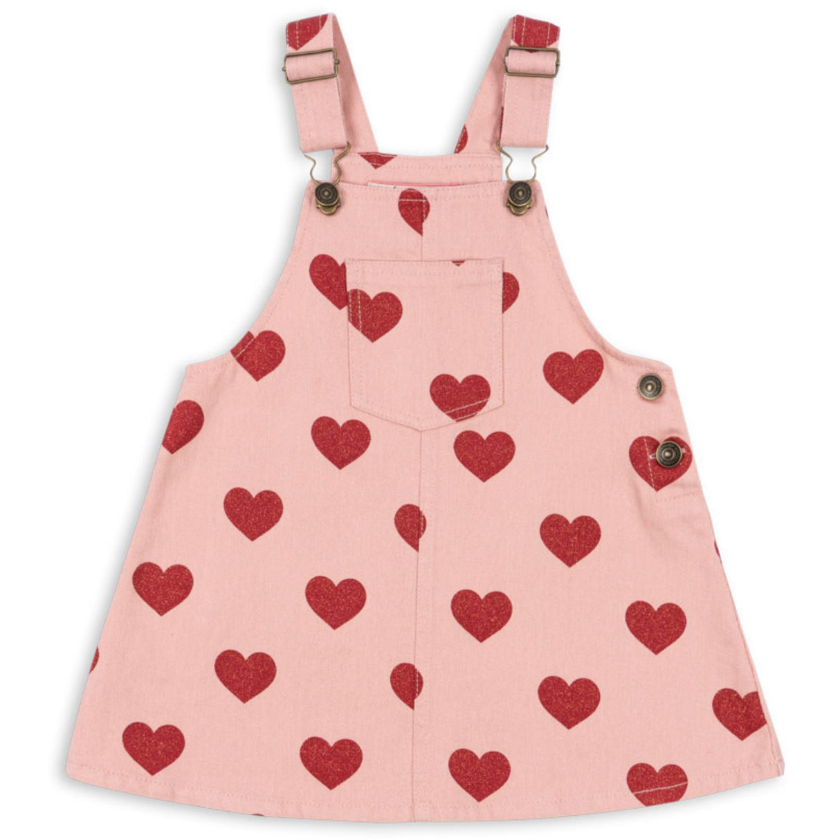 Konges Sløjd Amour Glitter Magot Overall Dress Denim Gots