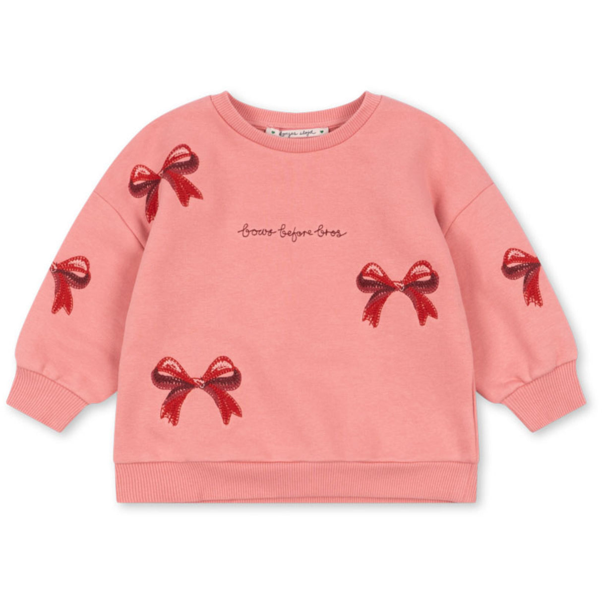 Konges Sløjd Strawberry Ice Lou Bow Sweat Shirt Ocs