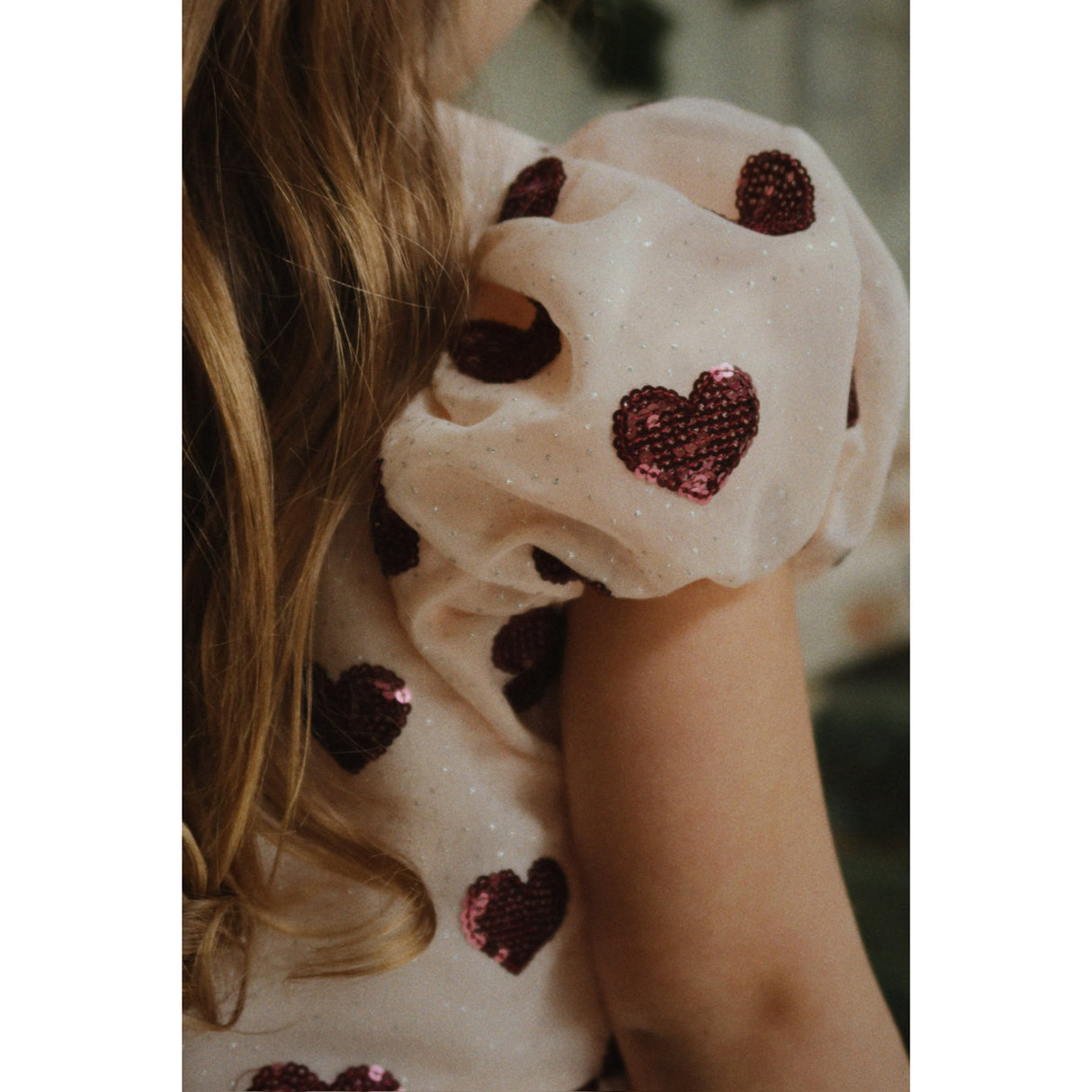 Konges Sløjd Amour Plum Heartlily Dress Grs