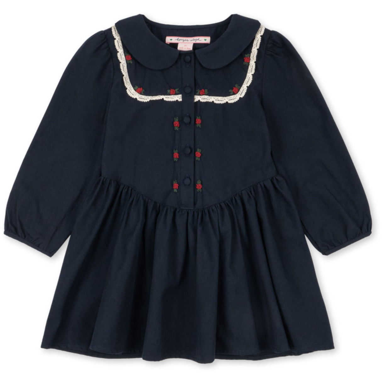 Konges Sløjd Dark Navy Emmy Dress Gots