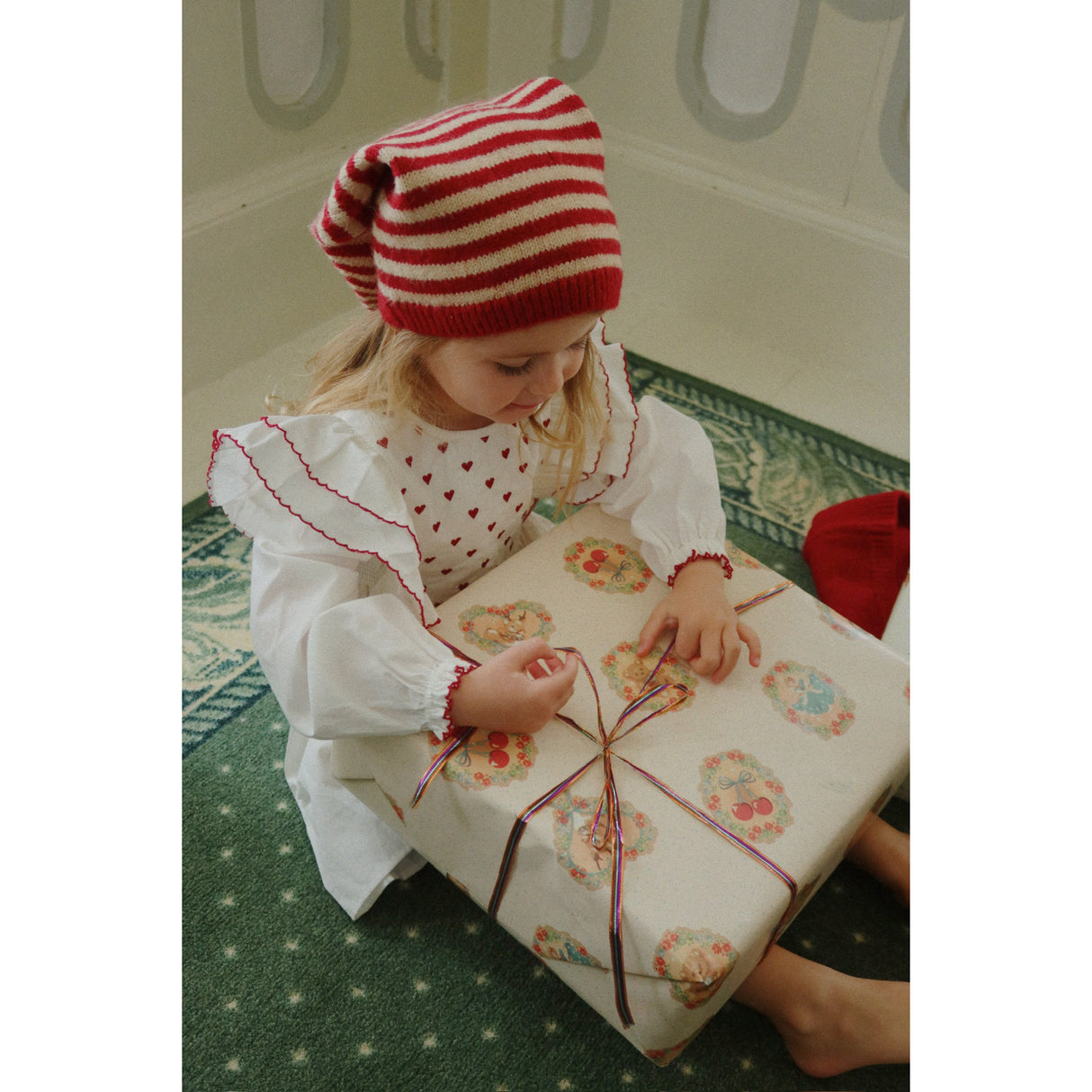 Konges Sløjd Pure White Coeur Dress Gots