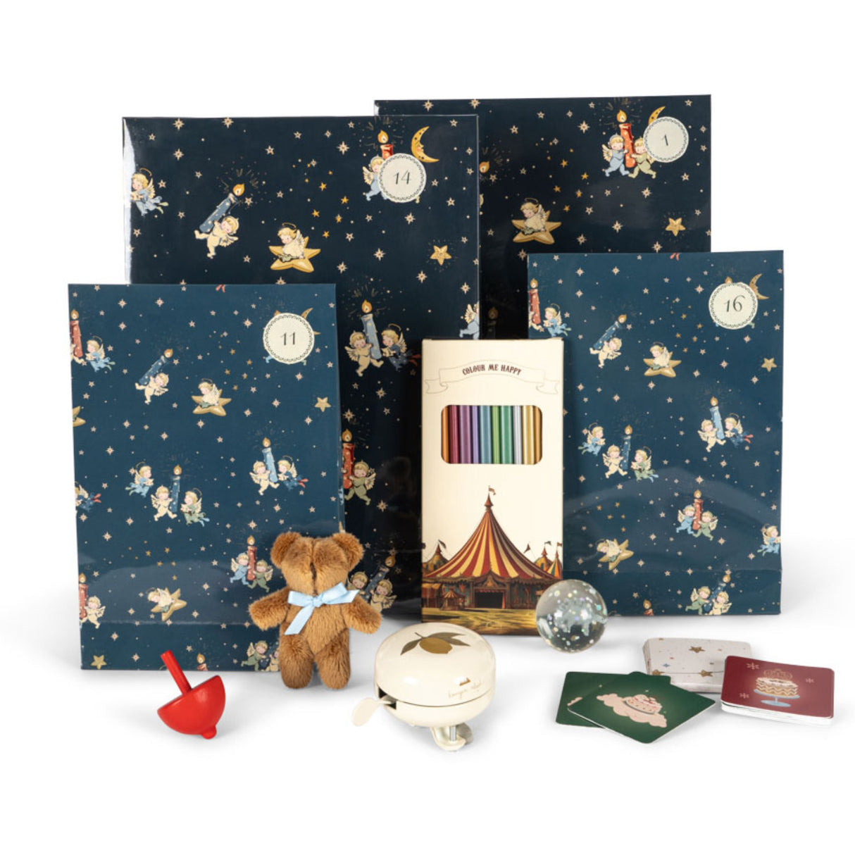 Konges Sløjd Blue Christmas Calendar With 24 Gifts