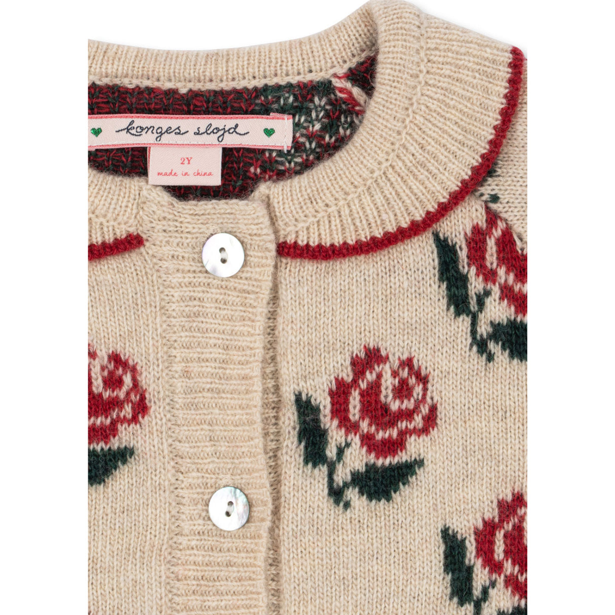 Konges Sløjd Rose Belou Knit Collar Cardigan