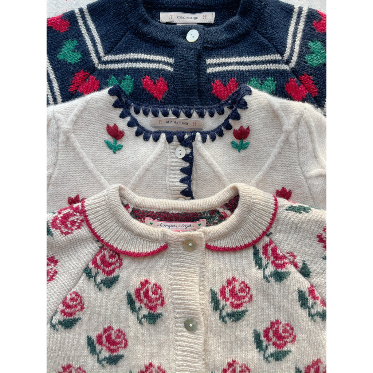 Konges Sløjd Rose Belou Knit Collar Cardigan