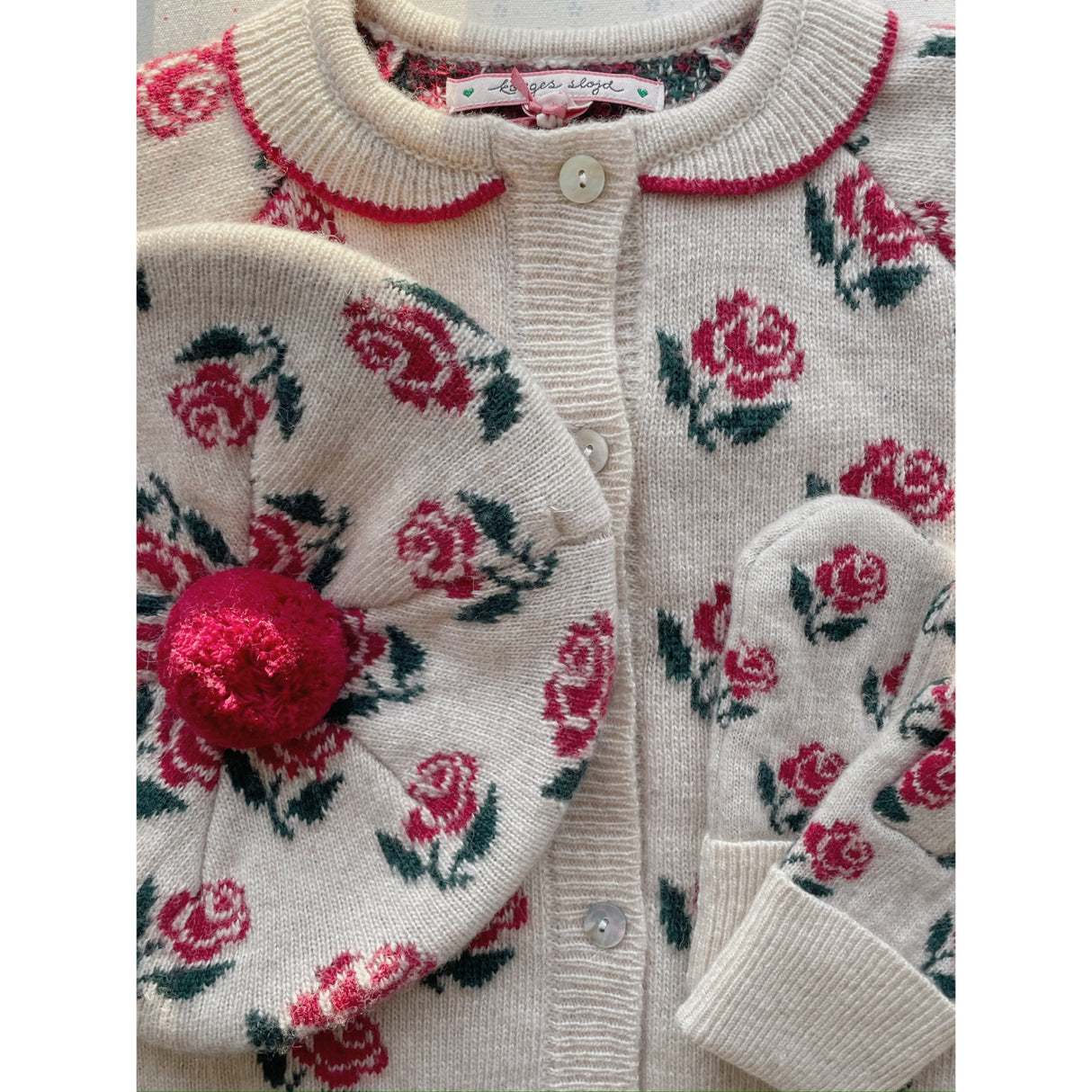 Konges Sløjd Rose Belou Knit Collar Cardigan