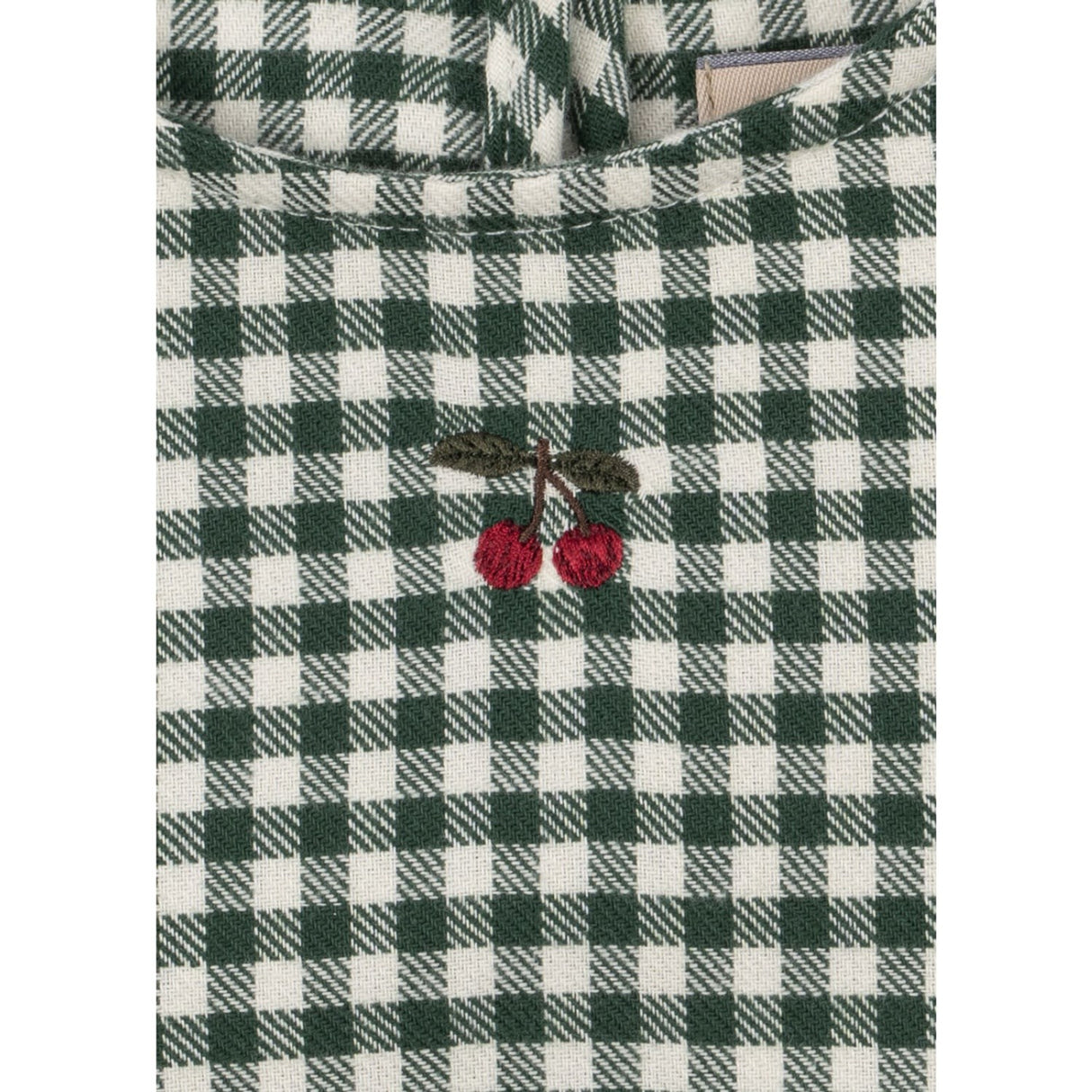 Konges Sløjd Green Check Foret Dress Gots