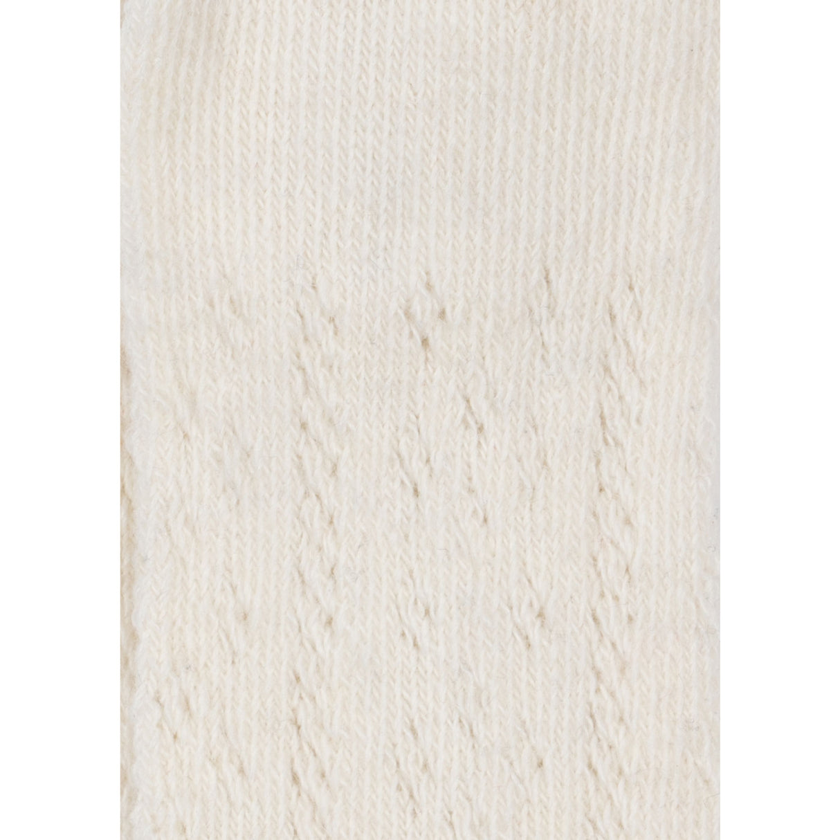 Konges Sløjd Off White Wool Pointelle Tights