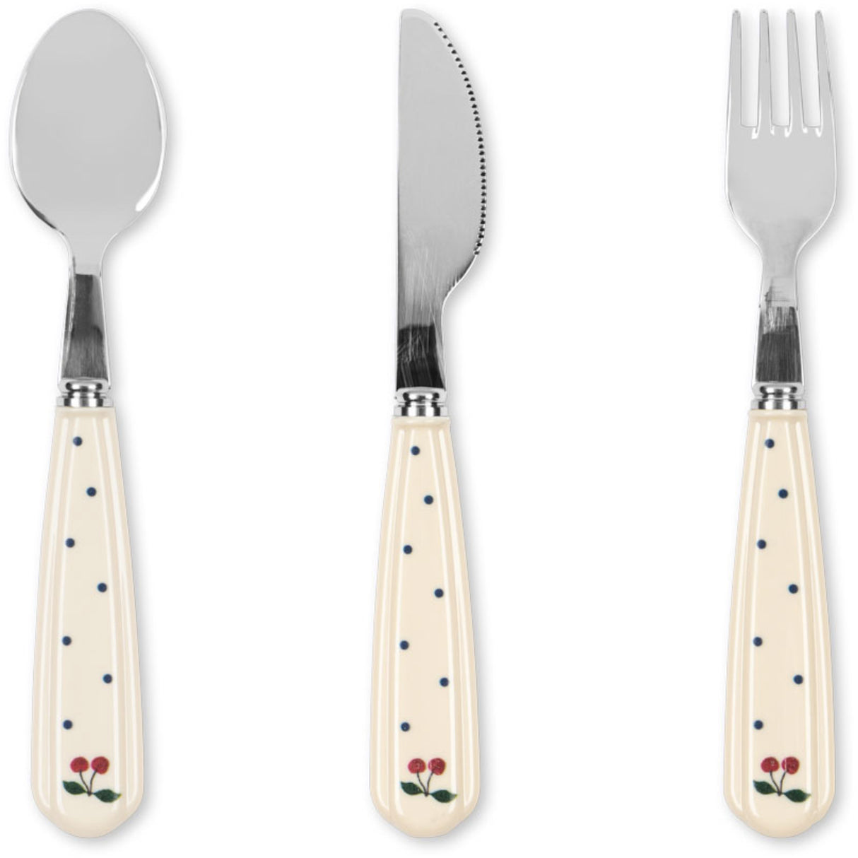 Konges Sløjd Navy Dot Cutlery Set