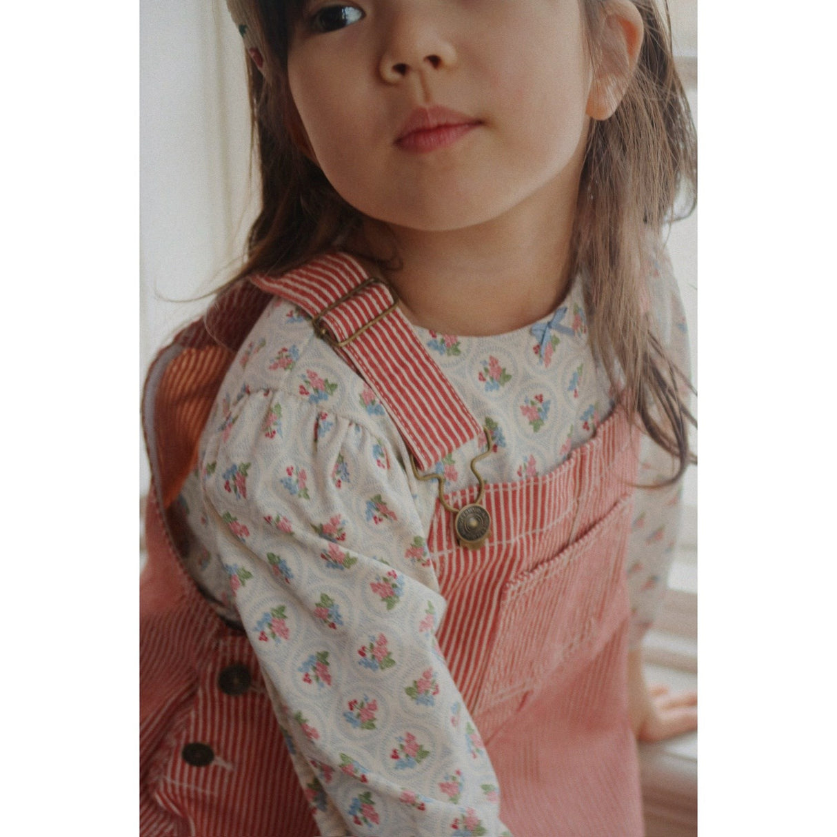 Konges Sløjd Milk Rouge Stripe Luc Spencer Dress Gots
