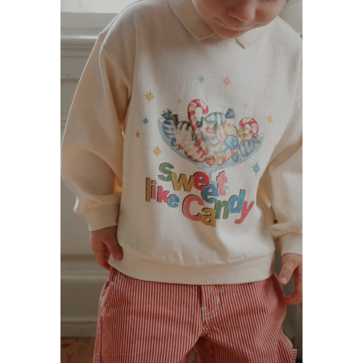 Konges Sløjd Milk Rouge Stripe Luc Pants Gots