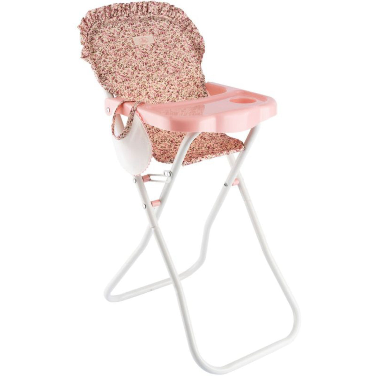 Así Martina Kollektion - High Chair With Bakke Og Hagesmæk, Til Dukker 36–46 Cm