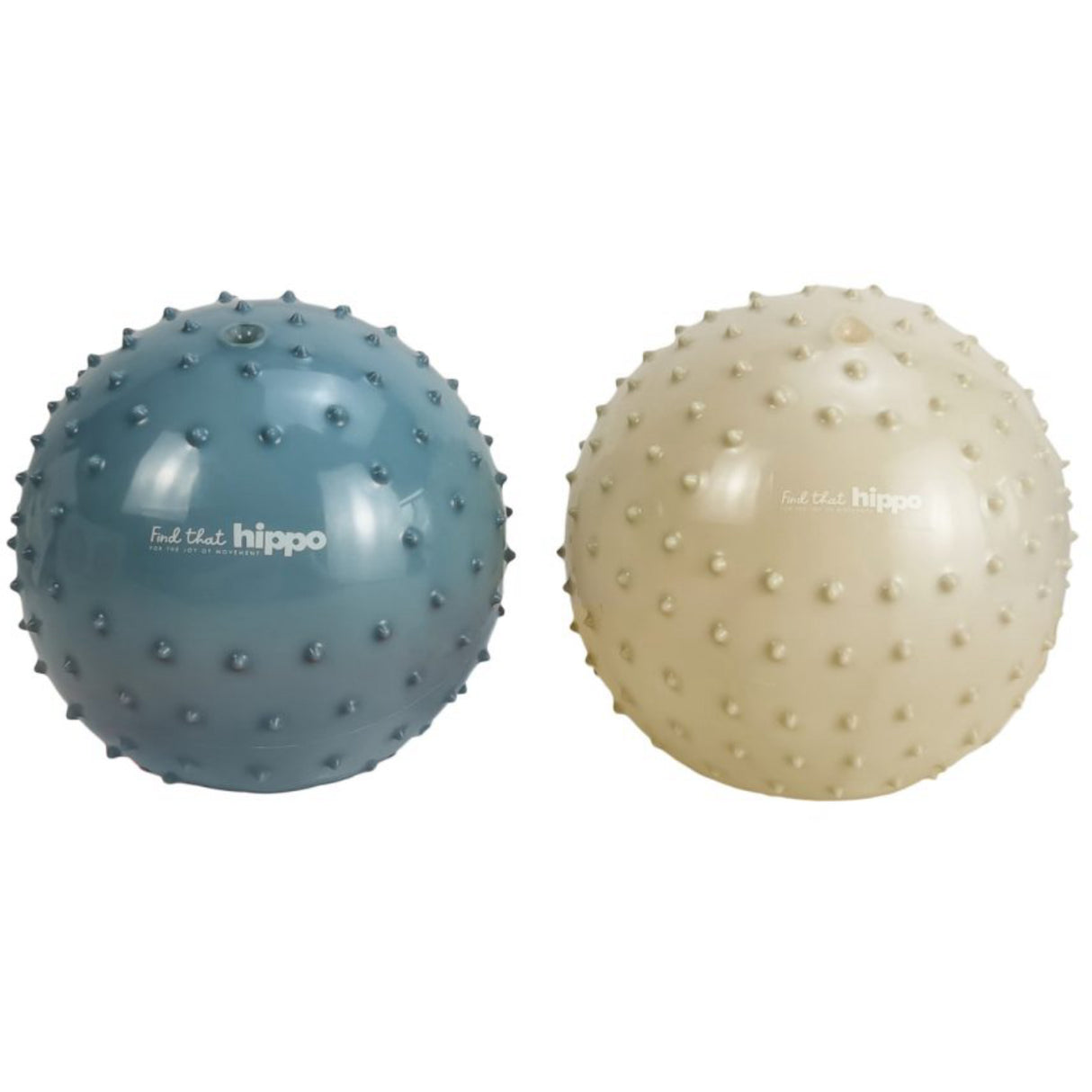 Find that Hippo Sanse-Bolde - Set With 2 Stk., Farver Metallic Blue & Khaki