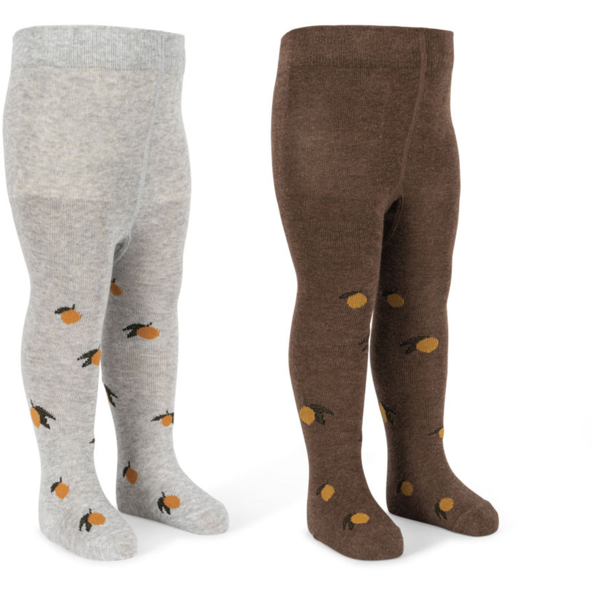 Konges Sløjd Lemon 2 Pack Jaquard Tights Lemon