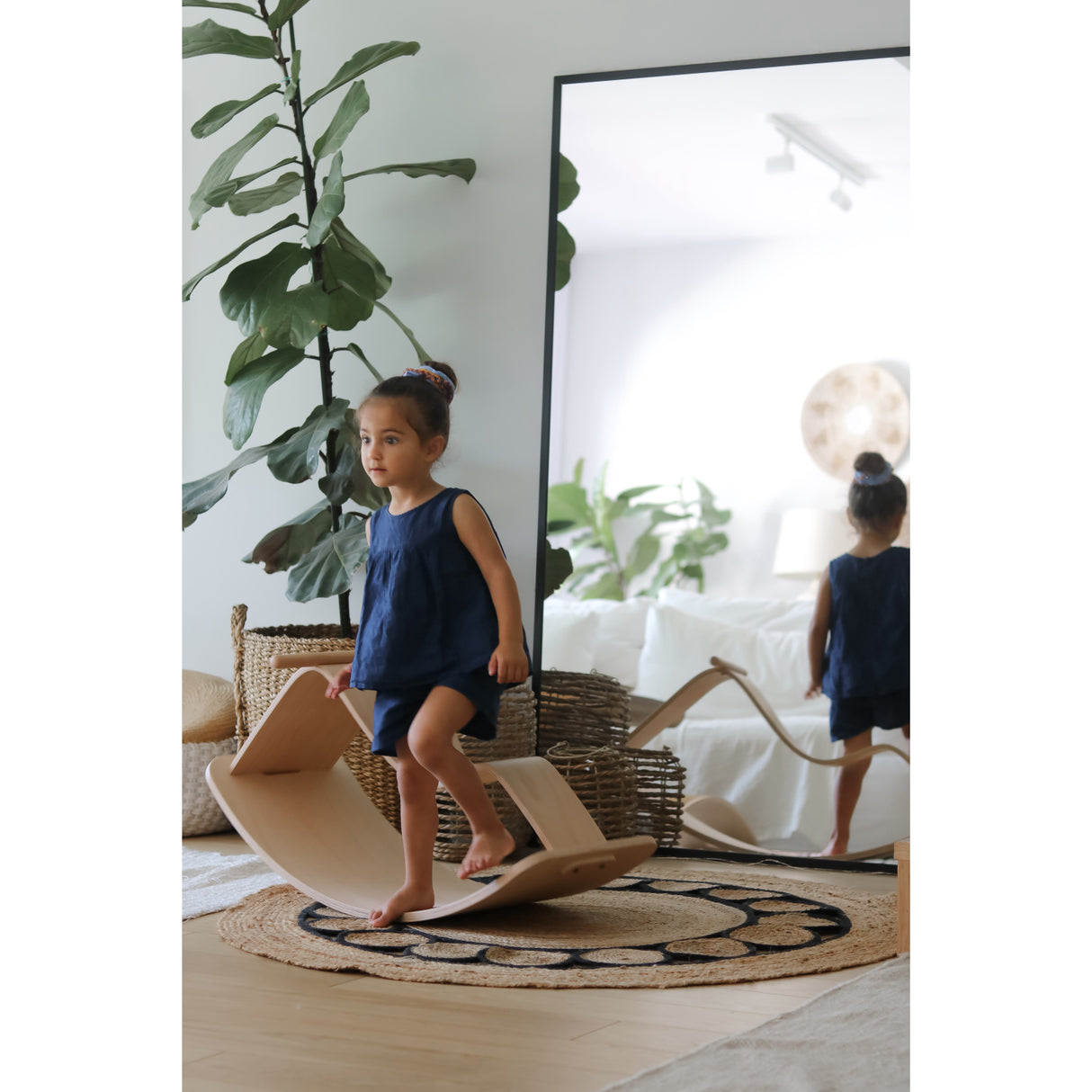 Curve Lab Natural Rocking Horse