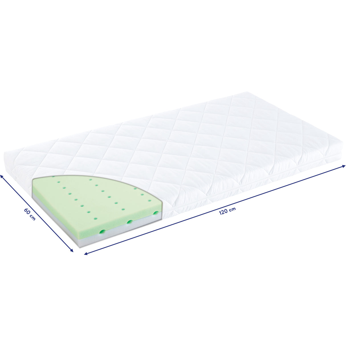 Träumeland White Mattress Air Flow Basic
