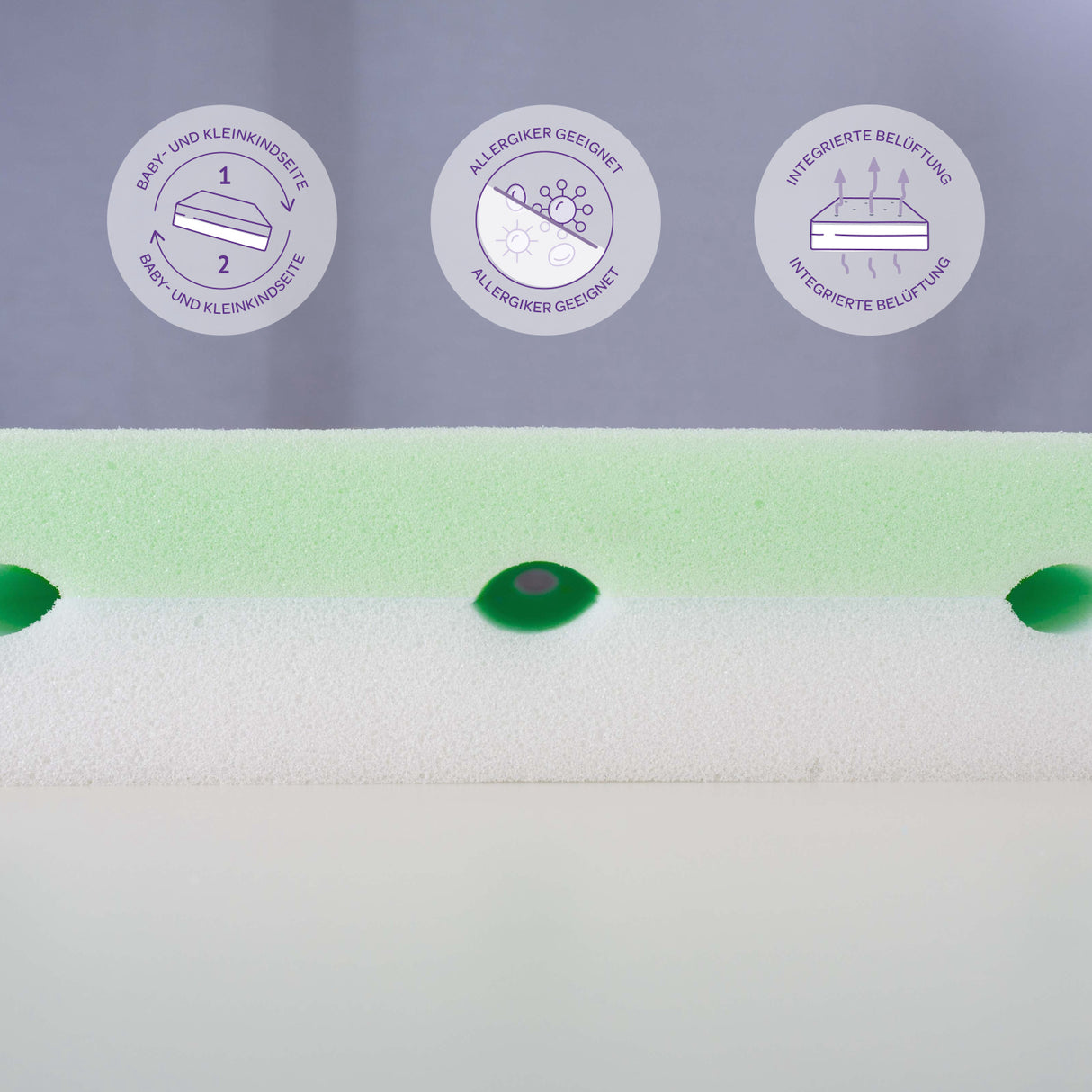 Träumeland White Mattress Air Flow Basic