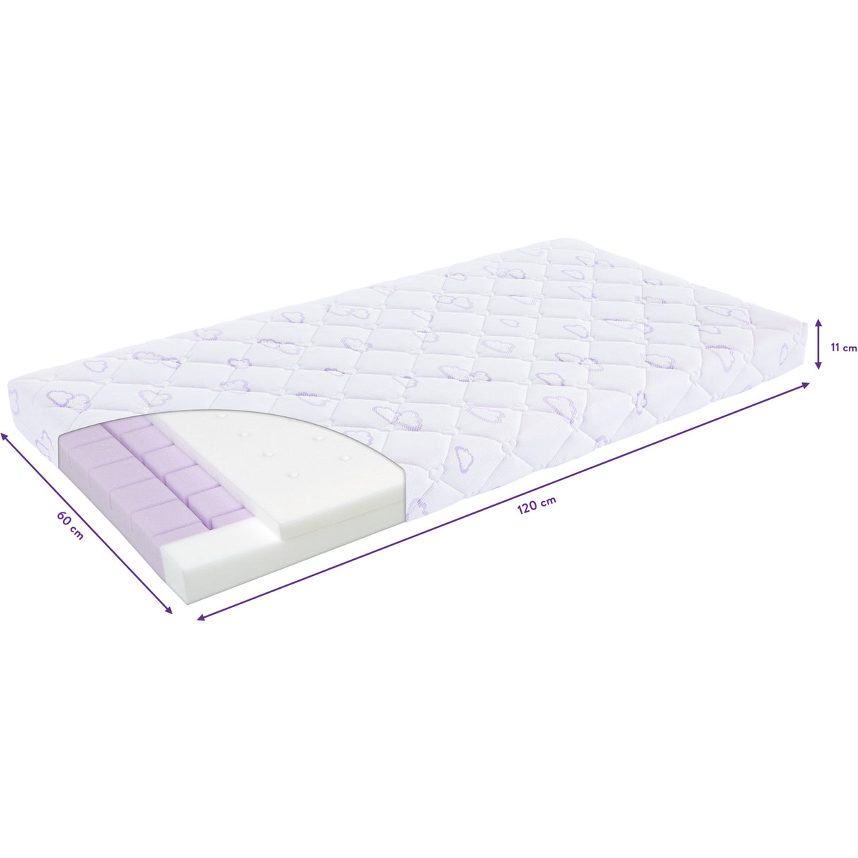 Träumeland White Mattress Air Flow Premium