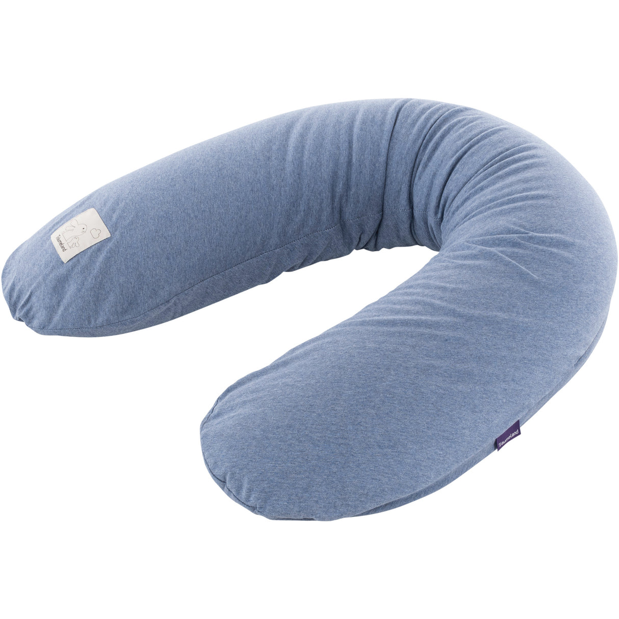 Träumeland Blue Elastic Nursing Pillow Blue Melange