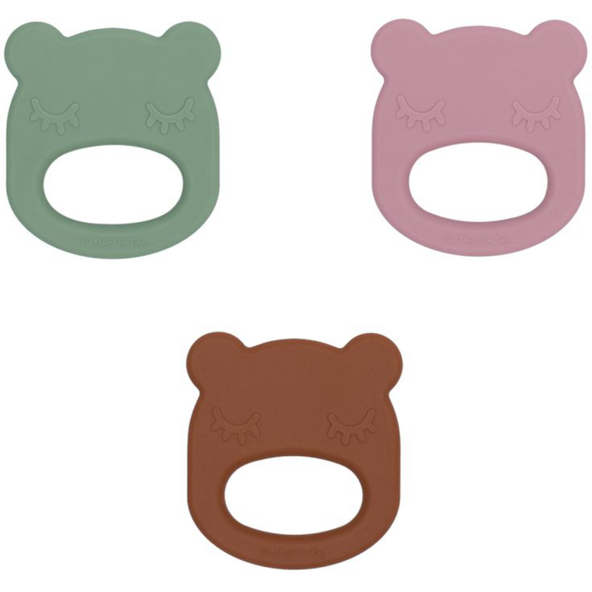 We Might Be Tiny Brun Teether Bear