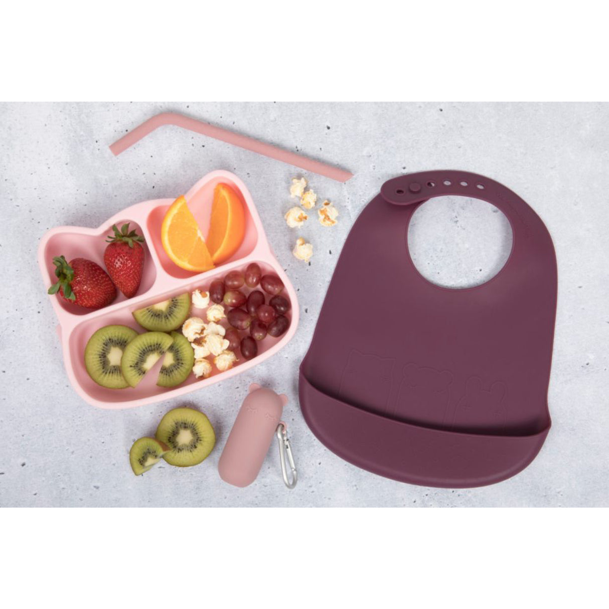 We Might Be Tiny Blomme & Lyselilla 2-Pack Bibs