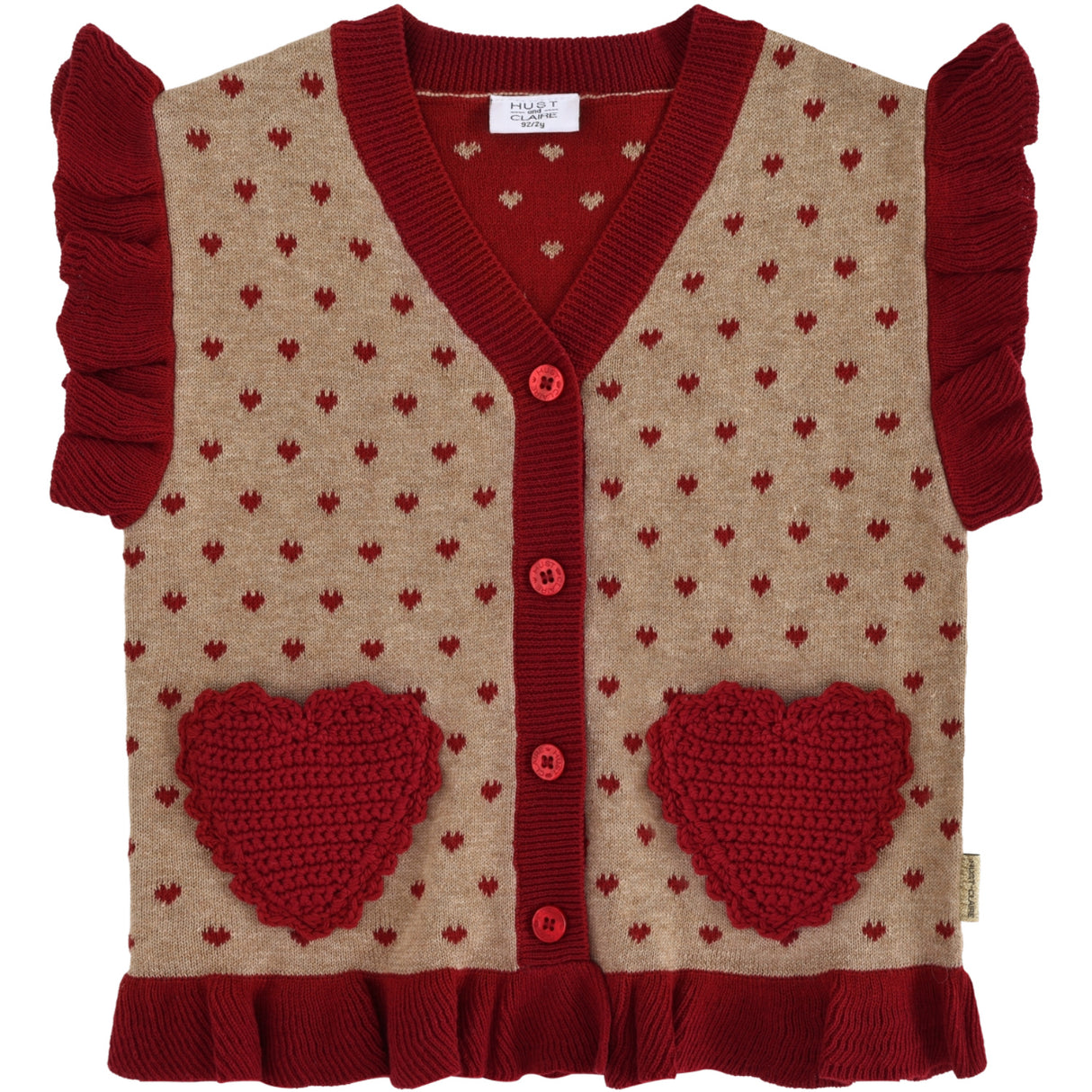 Hust & Claire Biscuit Elli Hearts