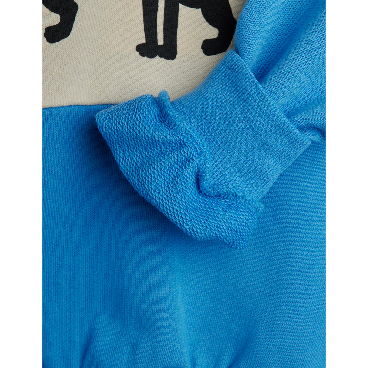 Mini Rodini Blue Panther Panel Sweatshirt