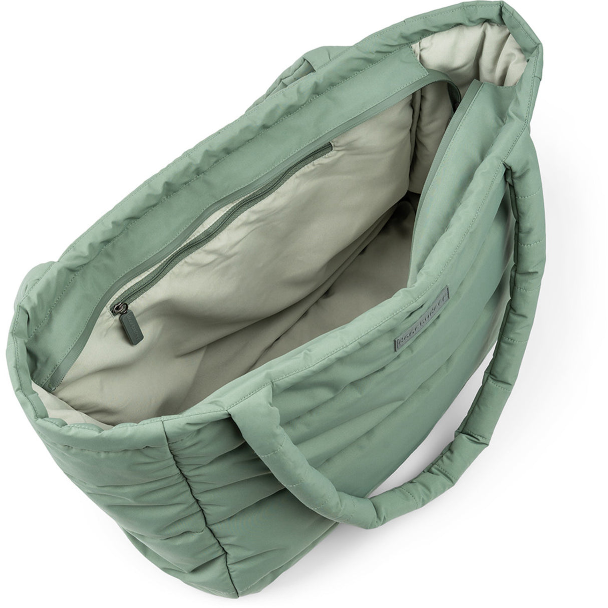 DonebyDeer Green Quilted Changing Tote Bag