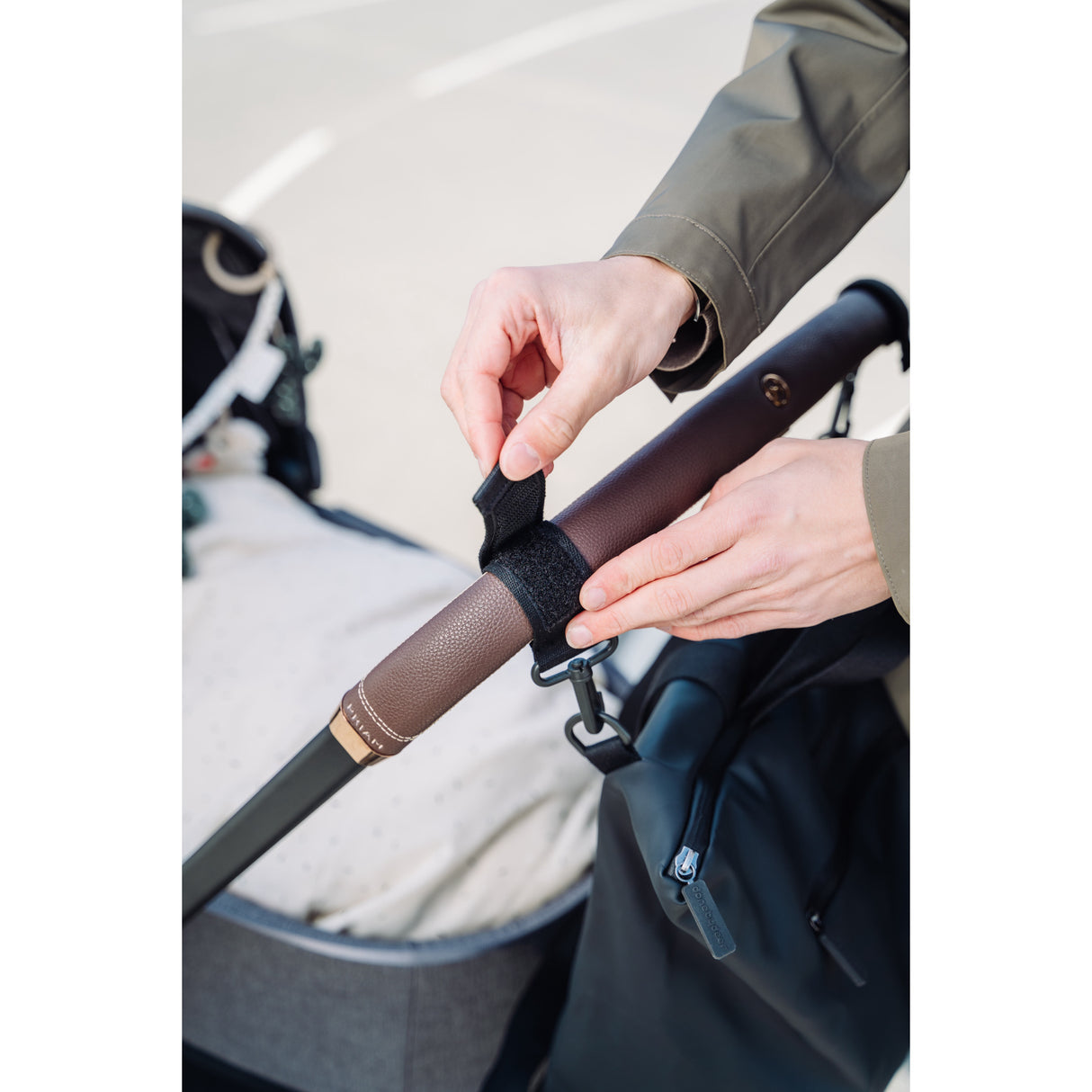 DonebyDeer Black Changing Backpack