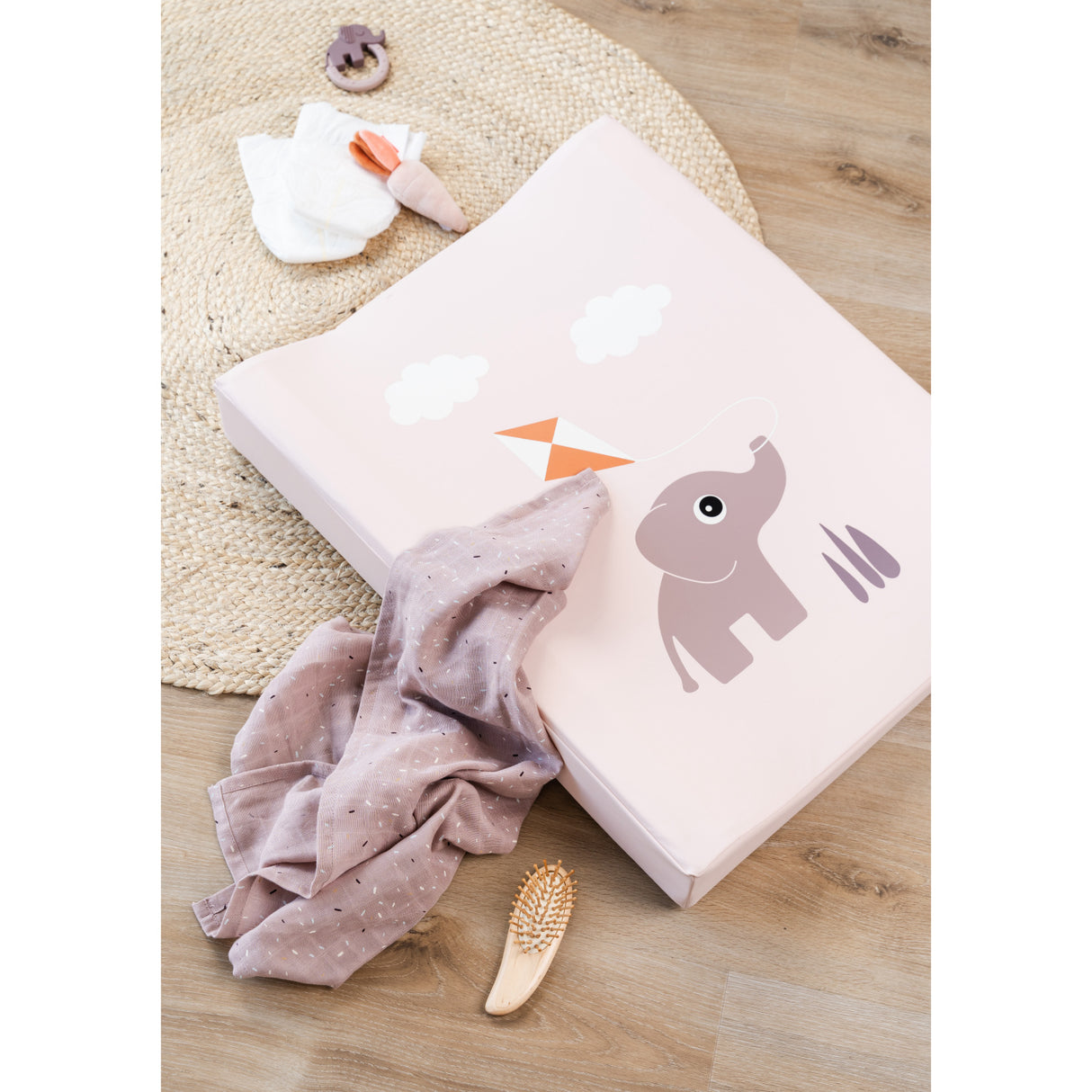 DonebyDeer Powder Changing Mat Easy-Wipe Playground
