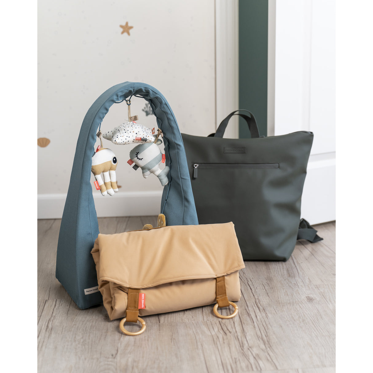 DonebyDeer Green Changing Backpack