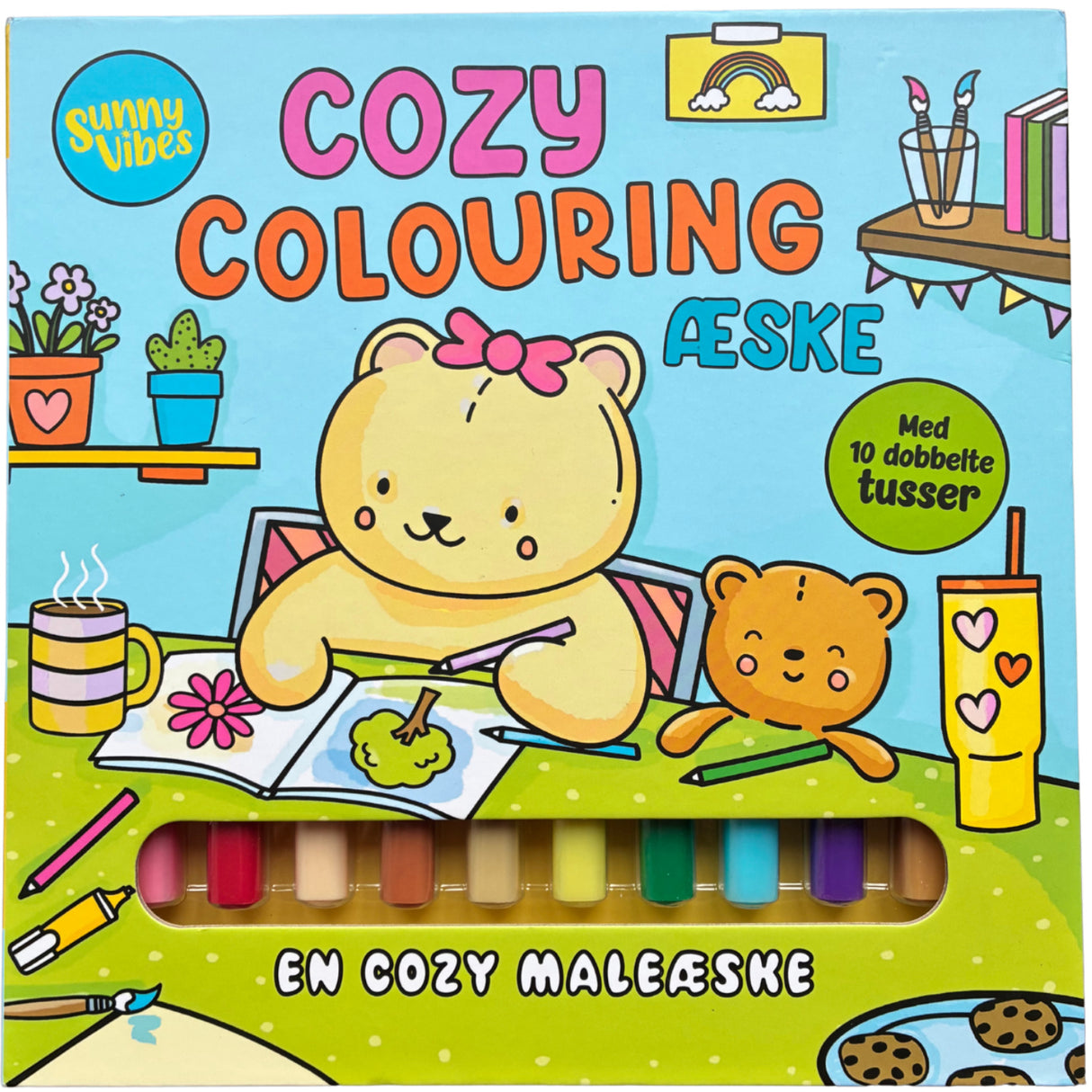 Forlaget Tukan Sunny Vibes: Cozy Colouring Box