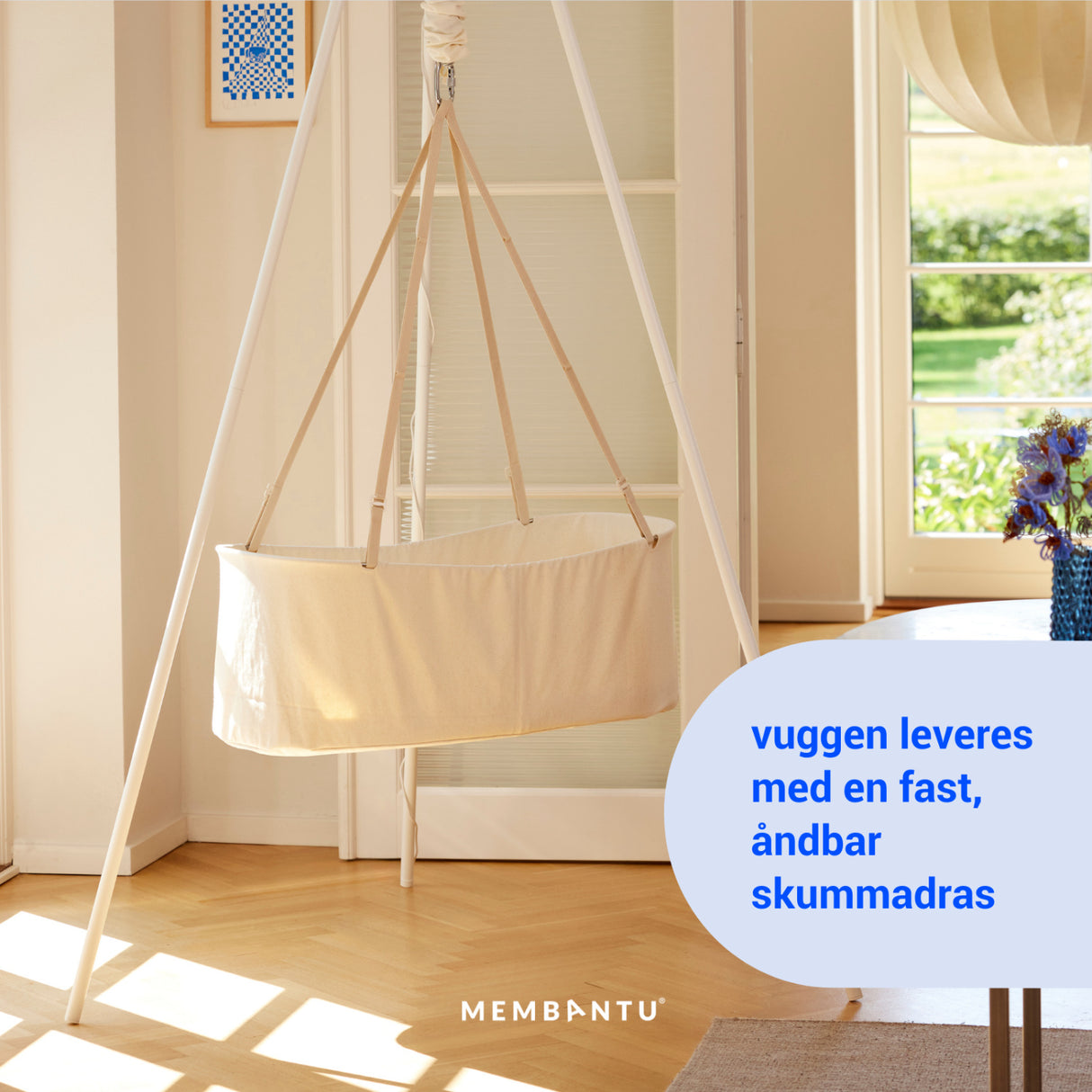 MEMBANTU Nature Baby Cradle