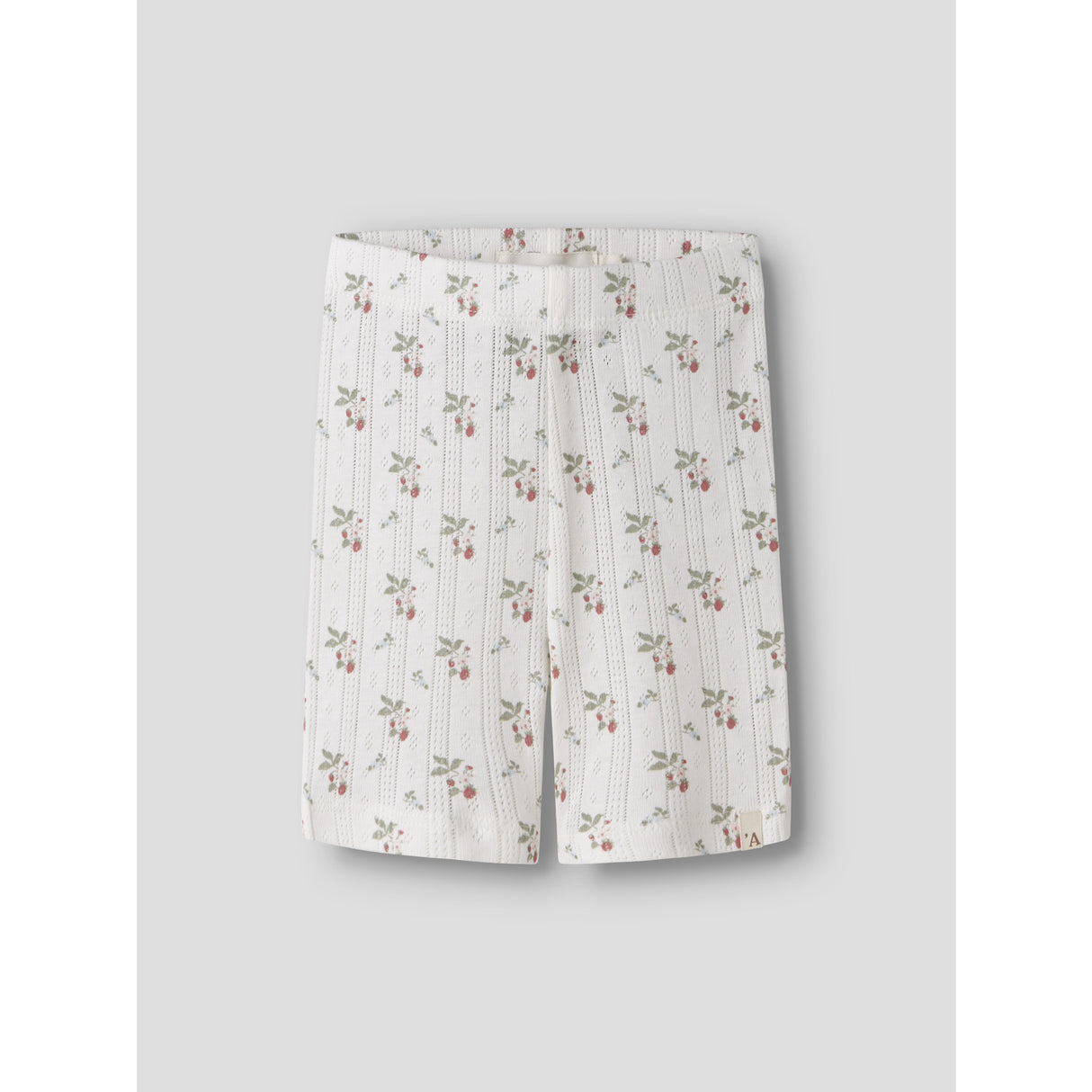 Lil'Atelier Coconut Milk Strawberry Nmfrachello Duna Slim Biker Shorts Lil