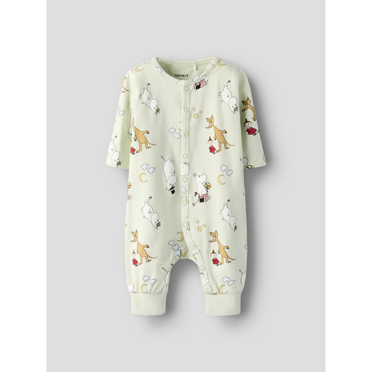 Name It Pale Aqua Nbnselper Moomin Ls Nightsuit Vde