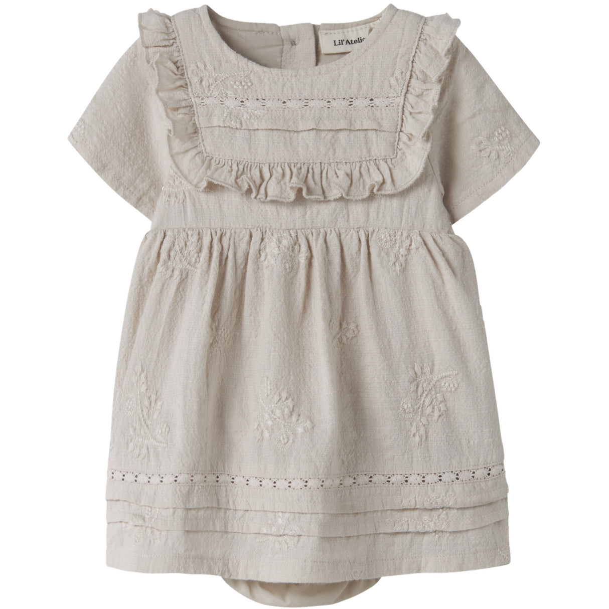 Lil'Atelier Pumice Stone Nbfferonia Ss Loose Body Dress Lil