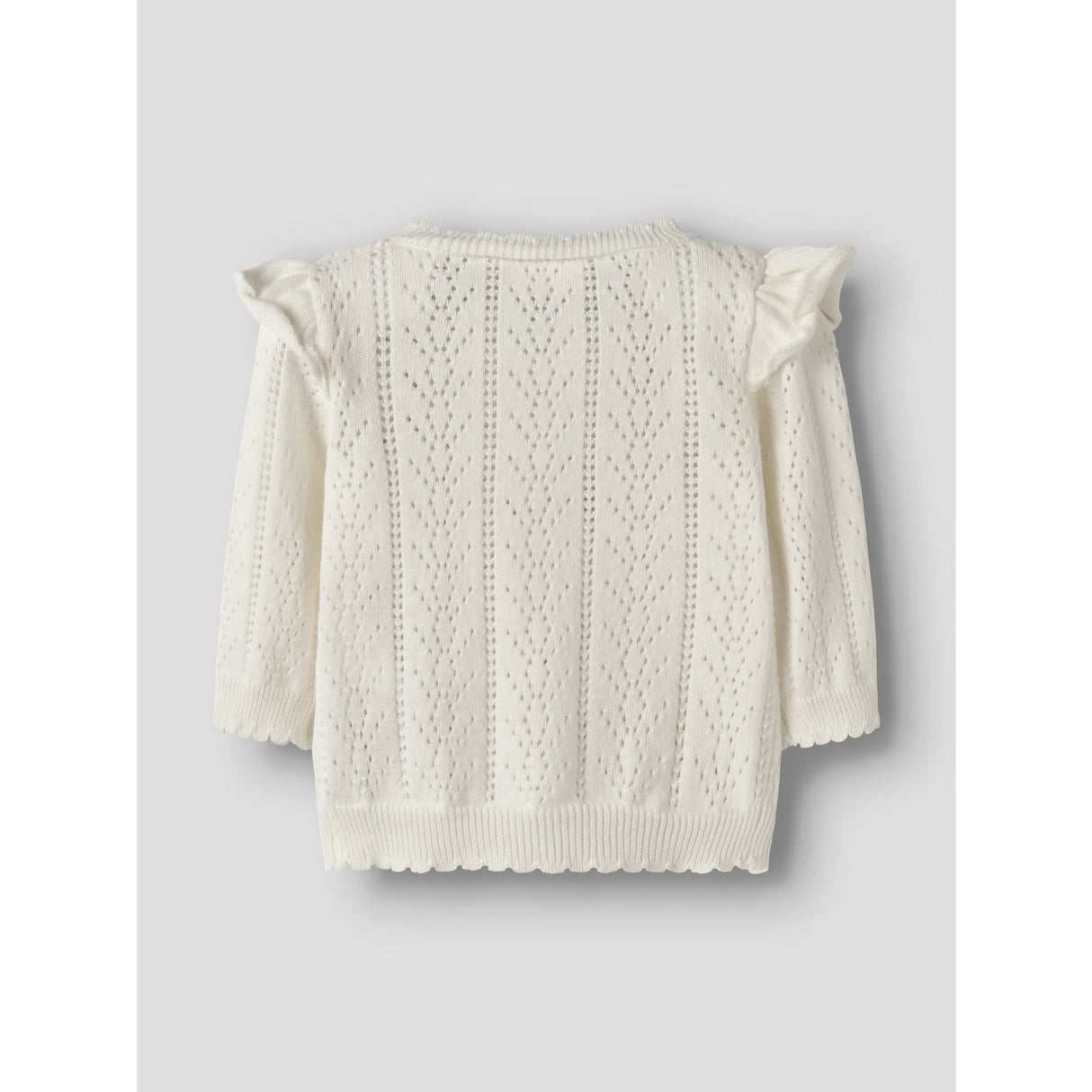Lil'Atelier Coconut Milk Nbfjela Ls Knit Card Lil