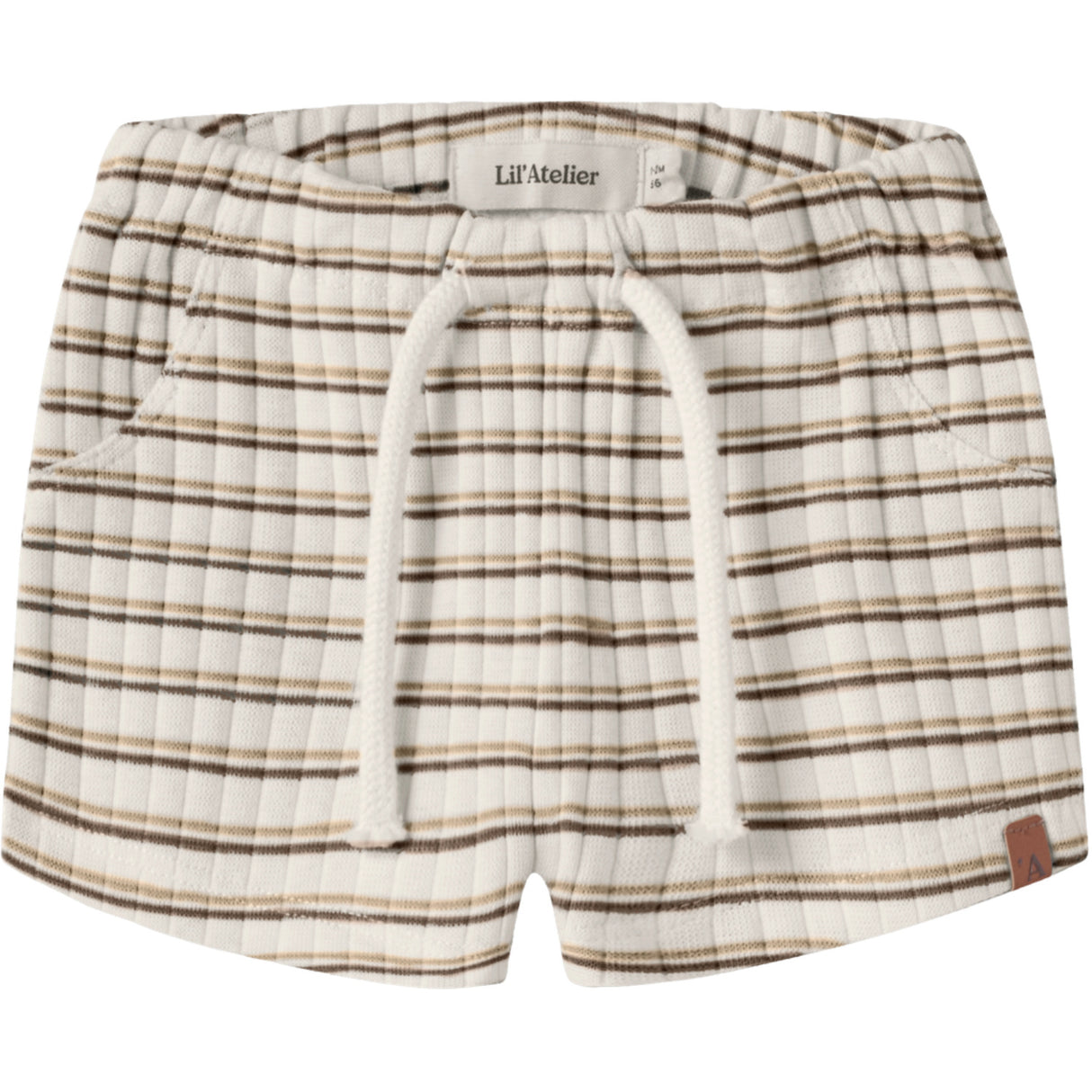 Lil'Atelier Coconut Milk Coca Mocha Nbmhaldur Loose Shorts Lil